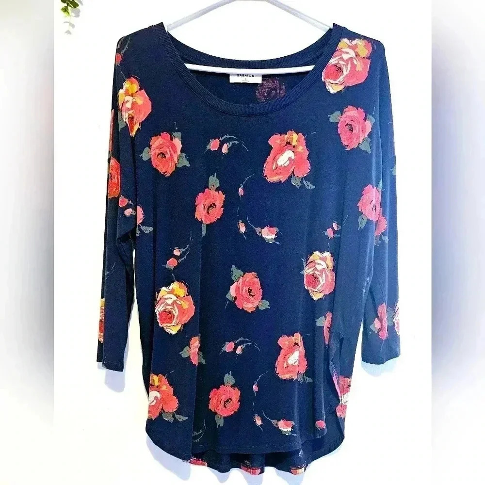 Babaton Aritzia Norris Nude Blush 3/4 Sleeve Blouse Boat neck Sz S/M - Picture 4 of 5
